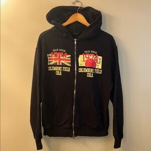 Vintage 74 Is War Columbine Zip Up Hoodie - Exclusive Rare Hoodie